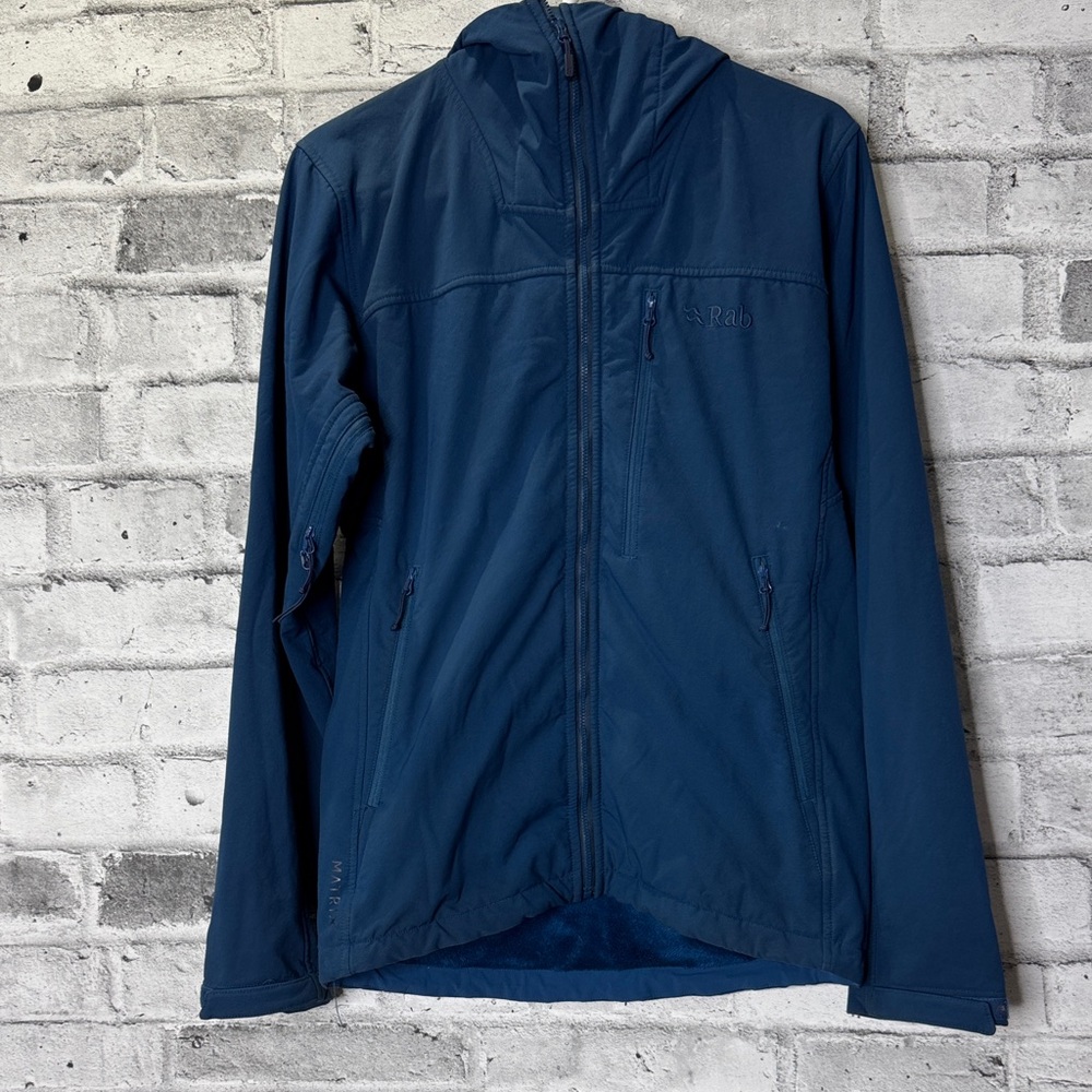 Rab Women's Blue Flleece Matrix Windbreaker Jacket